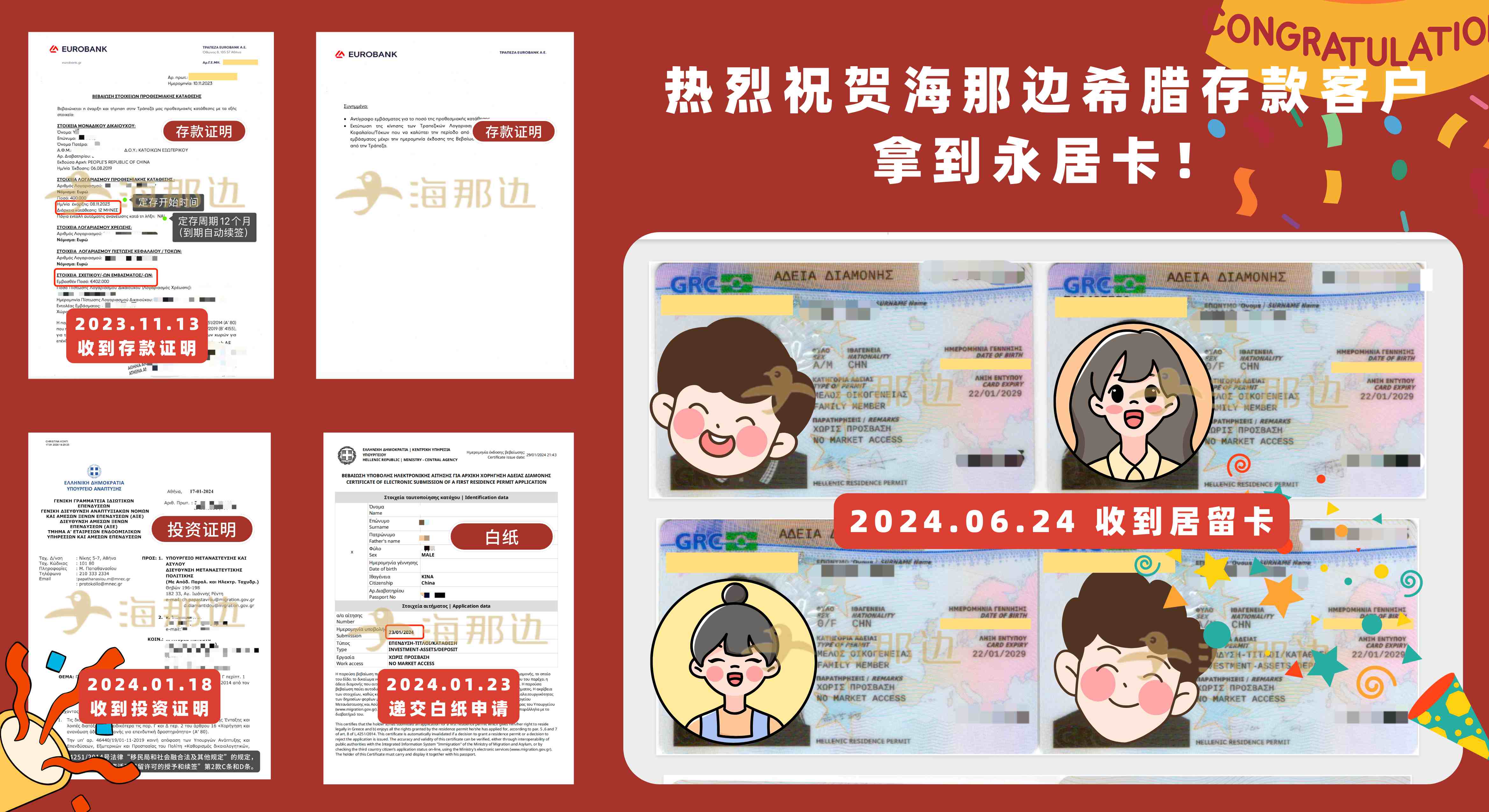希腊投资移民（存款）