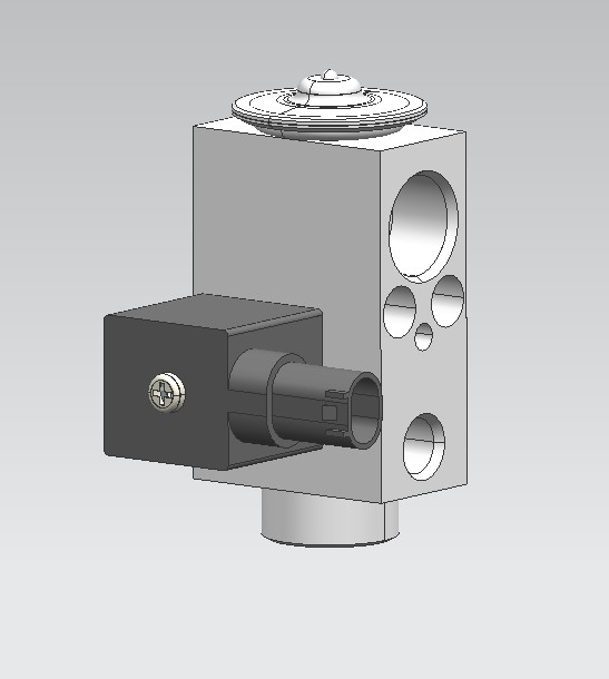Solenoid-operated thermal expansion valve